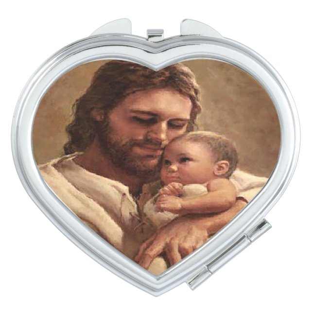 Jesus and child compact mirror (Front)