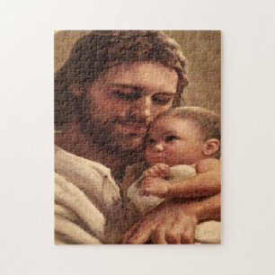 Jesus and child jigsaw puzzle