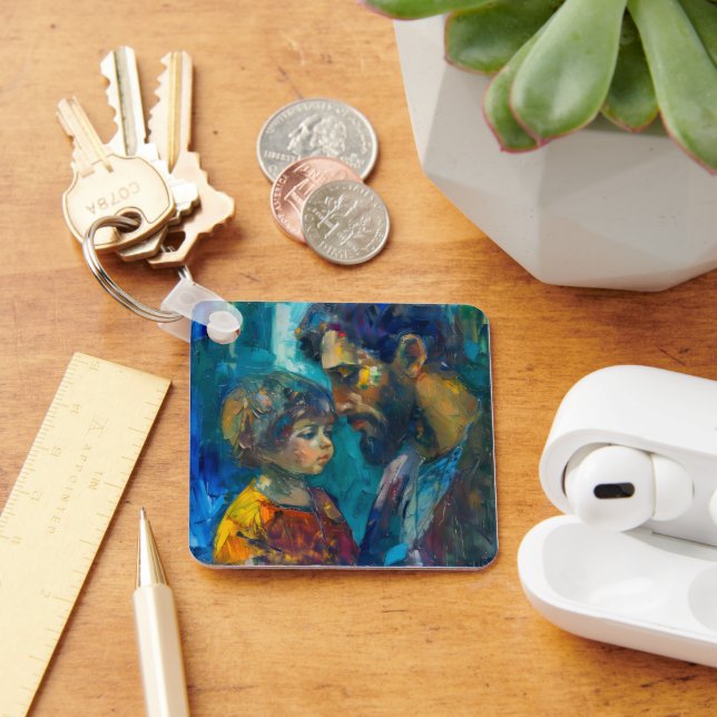 Jesus and Child Keychain (Desk)