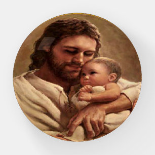 Jesus and child paperweight