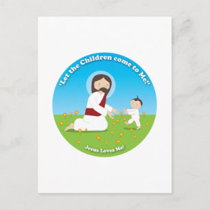 Jesus and Child Postcard
