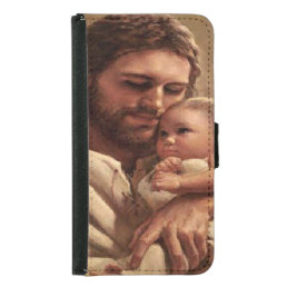 Jesus and child samsung galaxy s5 wallet case