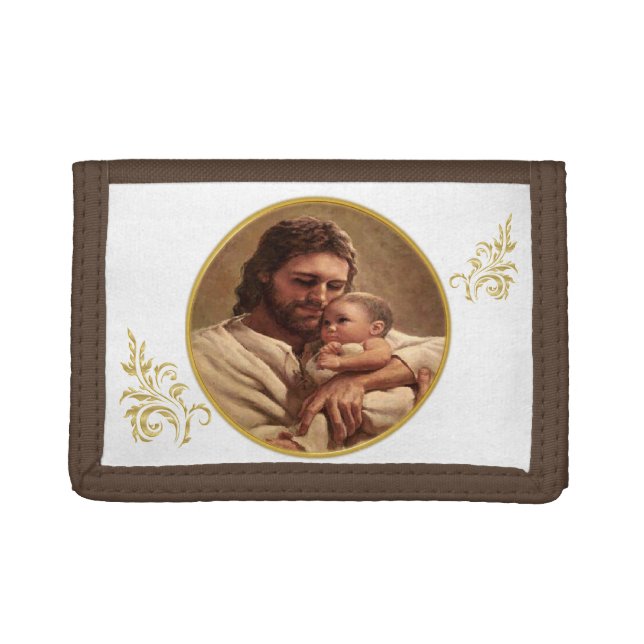 Jesus and child trifold wallet (Front)