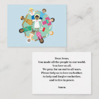 Jesus and children peace prayer