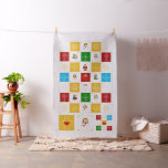 Jesus and Cute Saint Baby Quilt Squares Fabric