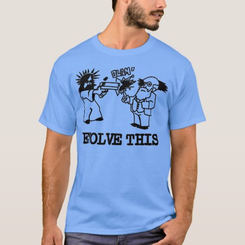 Jesus and Darwin Evolve This 1 T_Shirt