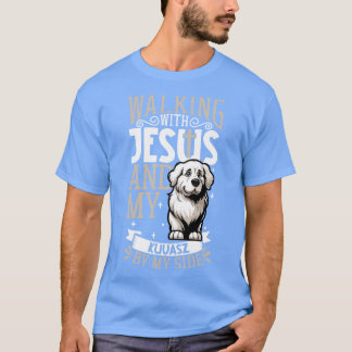 Jesus and dog Kuvasz T-Shirt