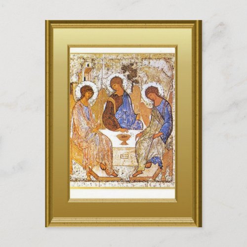 Jesus and his disciples postcard
