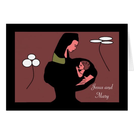 Jesus and Mary Cards (Front Horizontal)