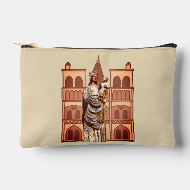 Jesus and Mary Church prayerbook rosary Accessory Pouch (Front)