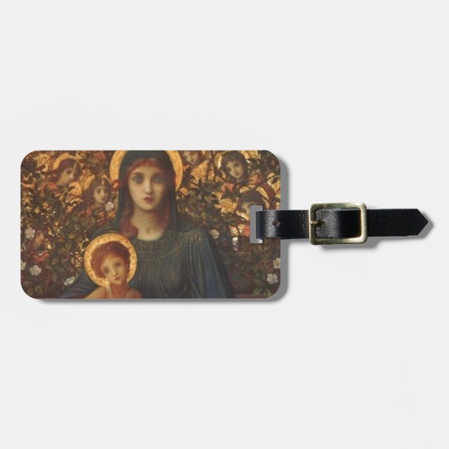 JESUS AND MARY LUGGAGE TAG (Front Horizontal)