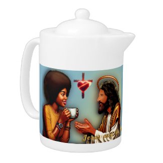 Jesus and Me In The Mornings Teapot