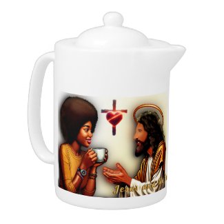 Jesus and Me In The Mornings Teapot