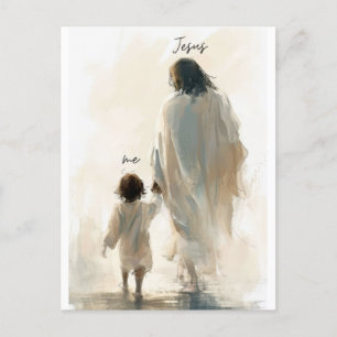 Jesus and me postcard