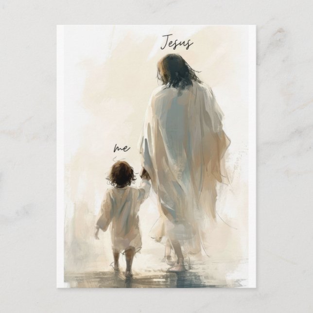 Jesus and me postcard (Front)