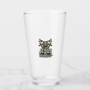 Jesus and Motorcycles Vintage Christian Biker Desi Glass