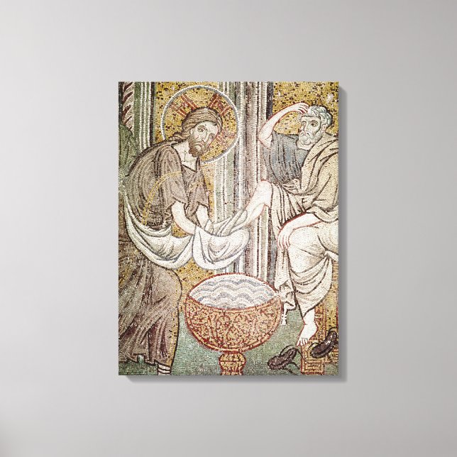 Jesus and St. Peter Canvas Print (Front)
