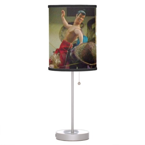 Jesus and the Action Figure Table Lamp