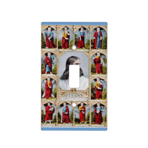 Jesus and the Apostles light switch cover