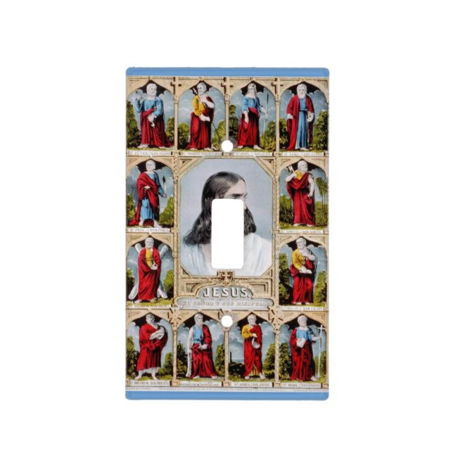Jesus and the Apostles light switch cover (Front)