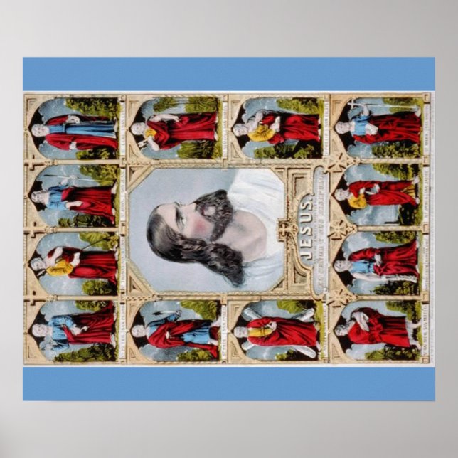 Jesus and the Apostles poster (Front)