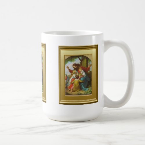 Jesus and the children coffee mug