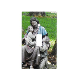 JESUS AND THE CHILDREN Light Switch Cover