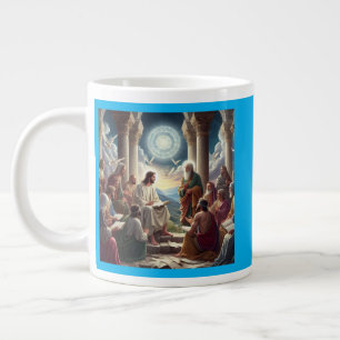 Jesus and the Disciples: Matthew 19:26 Giant Coffee Mug