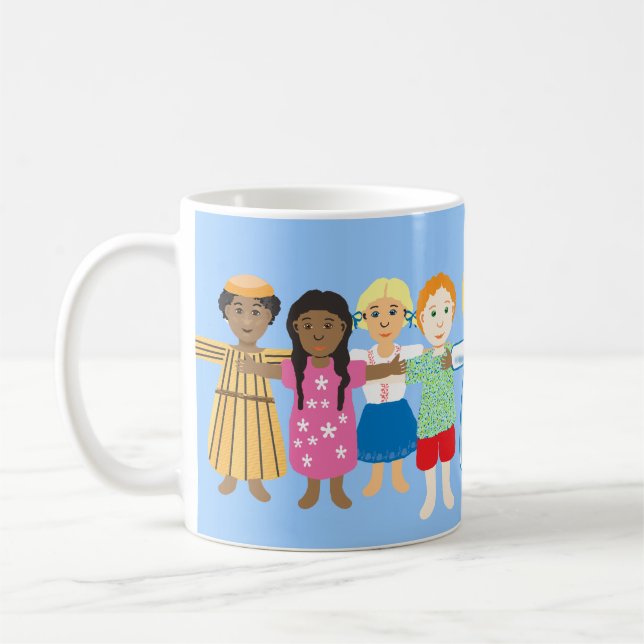 Jesus and the little children coffee mug (Left)