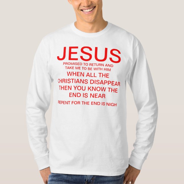 Jesus and the rapture T-Shirt (Front)