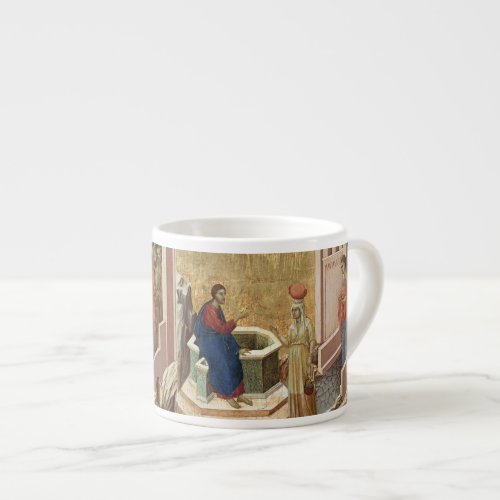 Jesus and the Samaritan Woman by the Well Espresso Cup