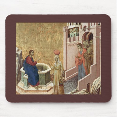Jesus and the Samaritan Woman by the Well Mouse Pad
