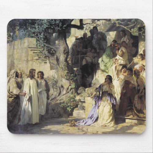 Jesus and the Sinners Mouse Pad