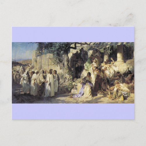 Jesus and the Sinners Postcard
