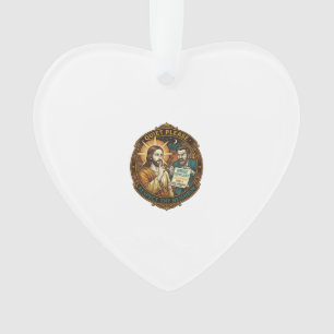 Jesus Angry Neighbor Noise Complaint Loud Party Co Ornament