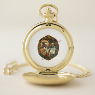 Jesus Angry Neighbor Noise Complaint Loud Party Co Pocket Watch