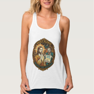 Jesus Angry Neighbor Noise Complaint Loud Party Co Tank Top