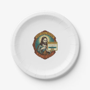 Jesus Annoying Accept Cookies Pop Up Internet Brow Paper Plates