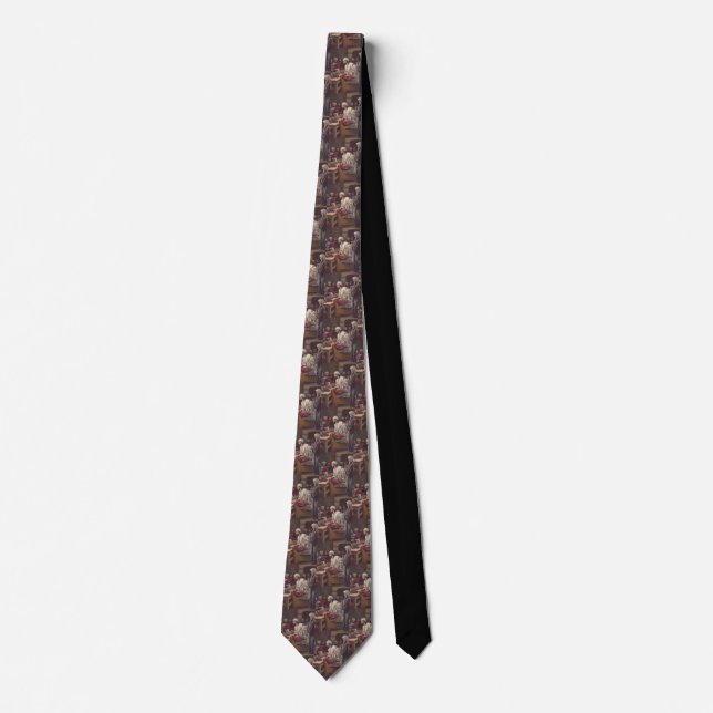 Jesus anointed in Bethany Neck Tie (Front)