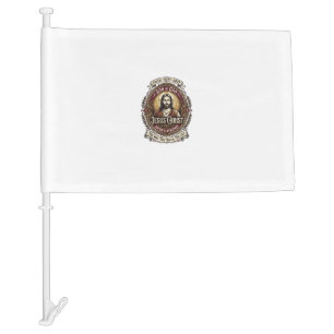 Jesus Antiques Heirloom Graphic Tee Christian Art_ Car Flag