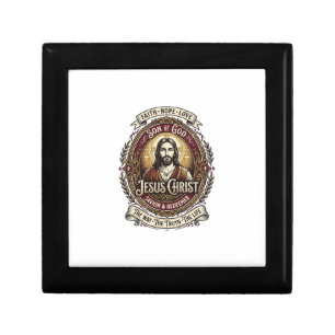 Jesus Antiques Heirloom Graphic Tee Christian Art_ Gift Box