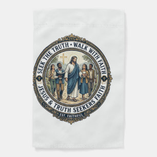 Jesus Apologetics Theology Nerd Shirt Faith Based Garden Flag
