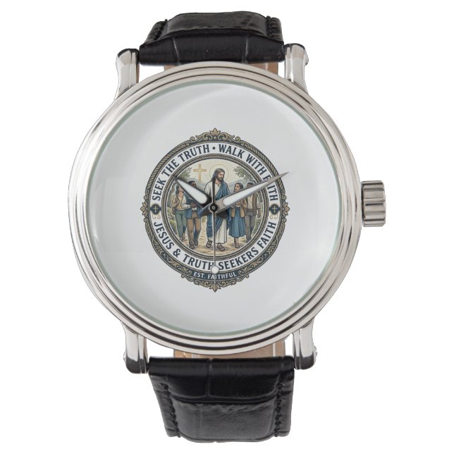 Jesus Apologetics Theology Nerd Shirt Faith Based  Watch (Front)
