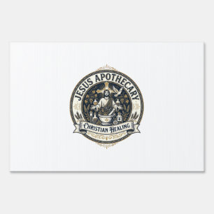 Jesus Apothecary Christian Healing Jesus Apothecar Sign