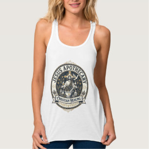 Jesus Apothecary Christian Healing Jesus Apothecar Tank Top