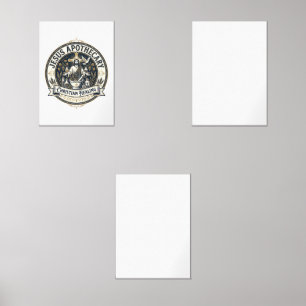 Jesus Apothecary Christian Healing Jesus Apothecar Wall Art Sets
