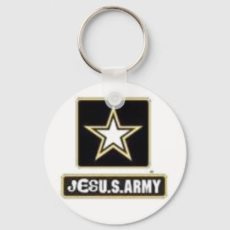 jesus army keychain