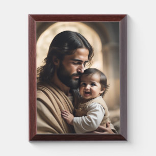 Jesus art award plaque