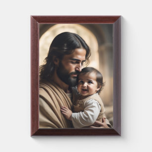 Jesus art award plaque