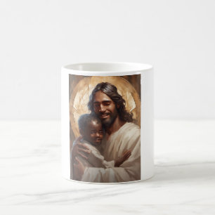 Jesus art coffee mug